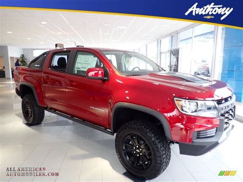 2021 Chevrolet Colorado Zr2 Crew Cab 4x4 In Cherry Red Tintcoat