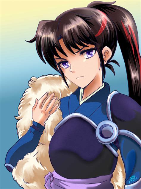 Setsuna Inuyasha Hanyou No Yashahime Inuyasha Artist Request Highres Tagme 1girl Armor