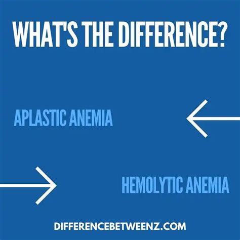 Difference Between Aplastic Anemia And Hemolytic Anemia Difference