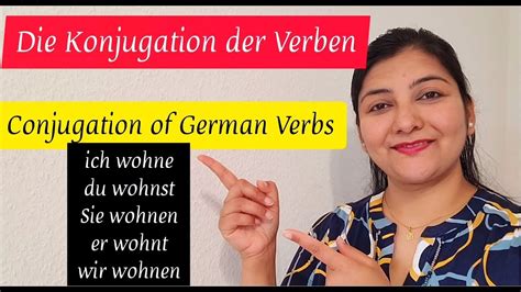 Conjugation Of German Verbs Die Konjugation Der Deutschen Verben