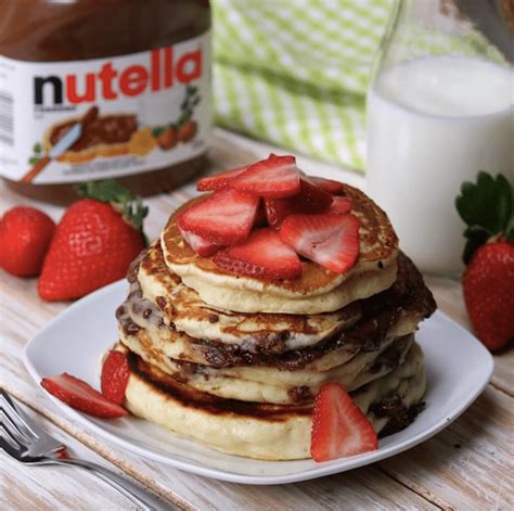 Heres How To Make Delicious Nutella Stuffed Pancakes Video