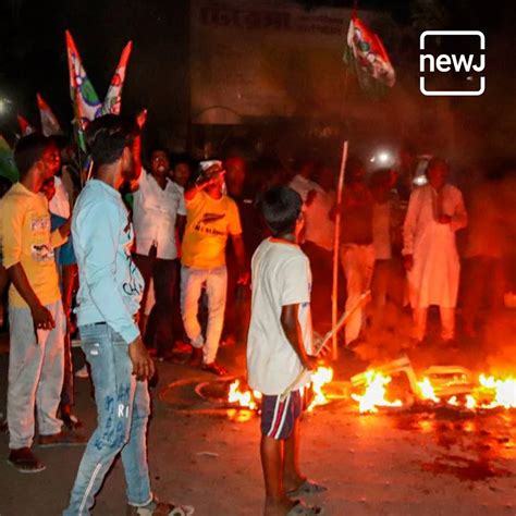 Violence Erupts In West Bengal After Poll Results हिंसा लूटपाट और हत्या नतीजों के ऐलान के