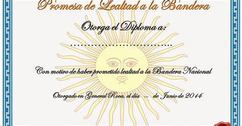 Supervisión de Educación Primaria AVE I Diploma de Promesa de Lealtad