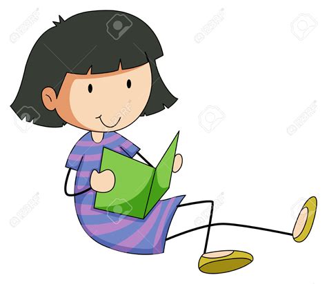 Girl Reading Book Clipart Free Download On Clipartmag