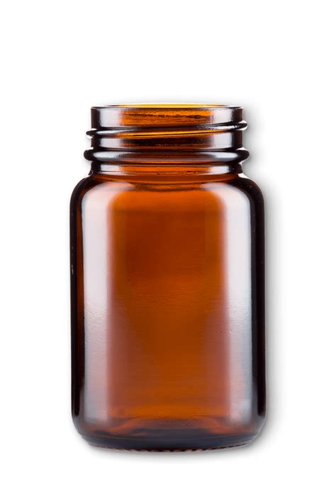 Amber Glass Powder Jars Lifestyle Packaging