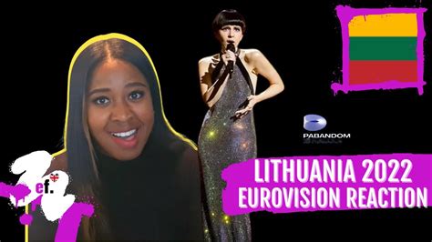 Lithuania Eurovision 2022 Monika Liu Sentimentai Honest Reaction Youtube