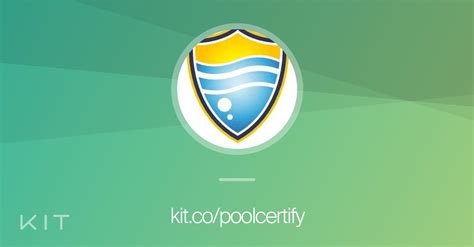 Pool Certify Poolcertify Gear • Kit