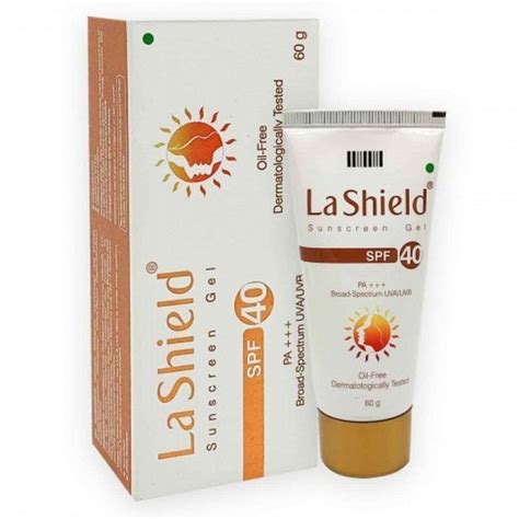 La Shield Sunscreen Gel Spf 40 Type Of Packaging Box Packaging Size