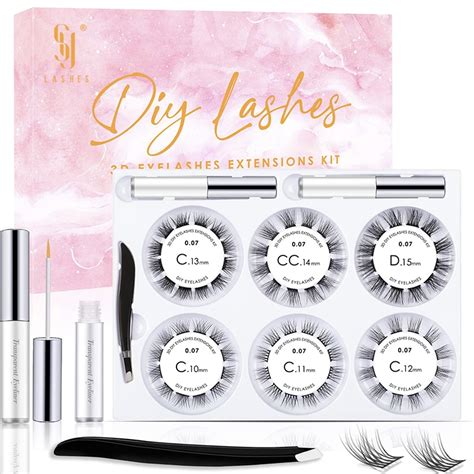 diy individual cluster lashes kit lashvenders