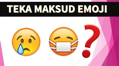 Jawapan Teka Teki Emoji - mweosmalay