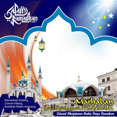 Background Twibbon Ramadhan Menyambut Bulan Suci Ramadhan Di Tahun
