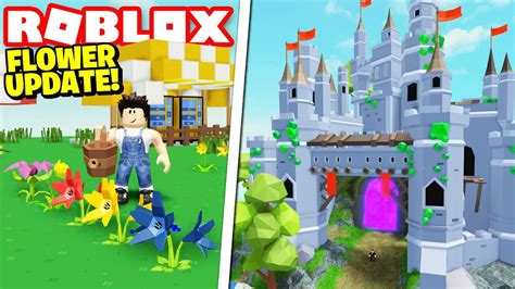 Flower Update New Hub Blocks And More Roblox Islands Youtube