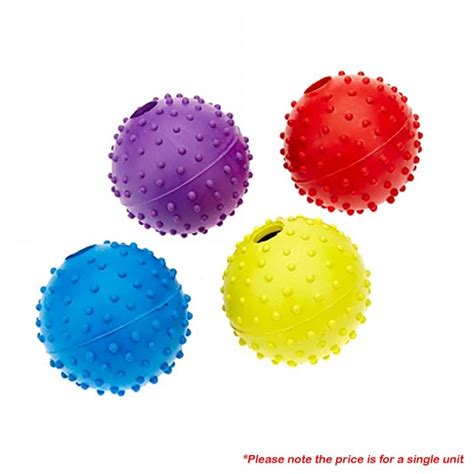 Classic Rubber Pimple Ball Dog Toy 60mm Feedem