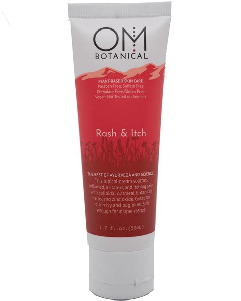 Rash And Itch Relief Cream Reduce Redness With Natural And Organic Anti