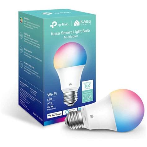 Buy Tp Link Kasa Smart Wifi Light Bulb Multicolor 1 Pack Online In