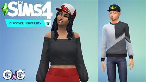 The Sims 4 Discover University Create A Sim Items Overview Youtube