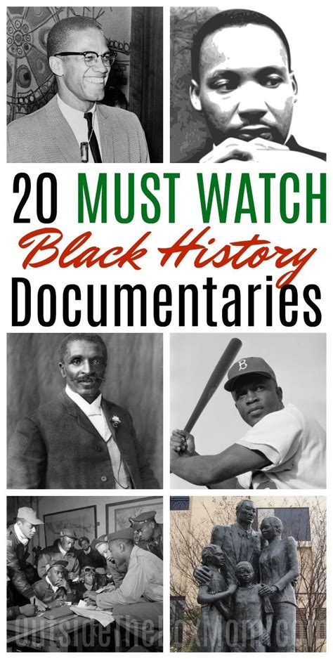 20 Must Watch Black History Movies Black History People Black