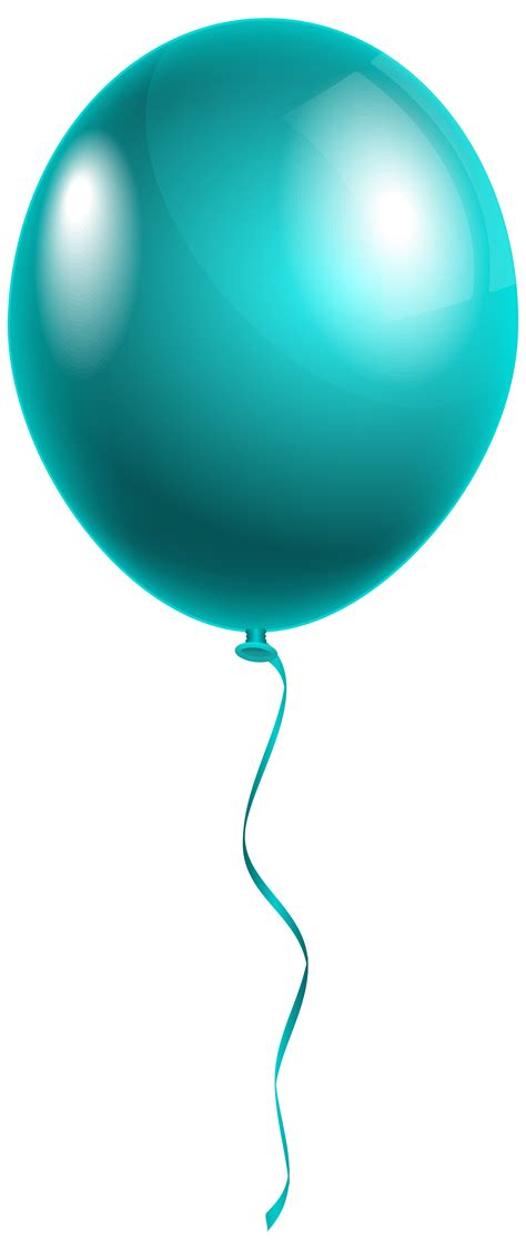 Balloon Sphere Font Single Modern Blue Balloon Png Clipart Image Png Download