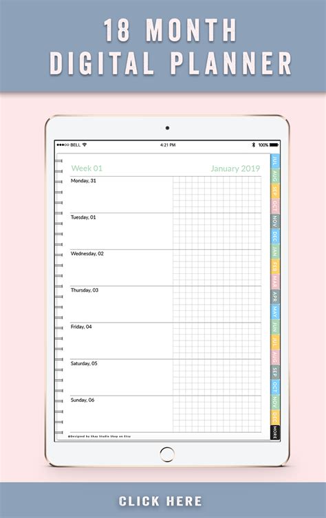 Goodnotes Weekly Planner Template Free Web Web Using A Meal Plan