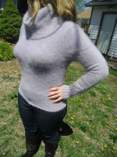 Super Fuzzy Fluffy And Soft Angora Sweater By Lucidity Huge Turtleneck Lucidity