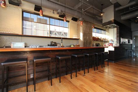 Nydree's full range of materials retail between $10 to $16 per ft2. Tria Wine Bar :: reclaimed oak flooring - reSAWN TIMBER co.