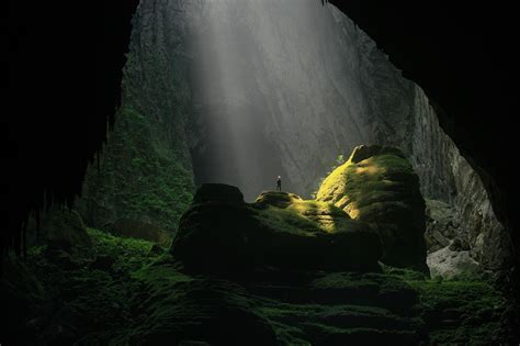 Nature Landscape Cave Sun Rays Wallpapers Hd Desktop