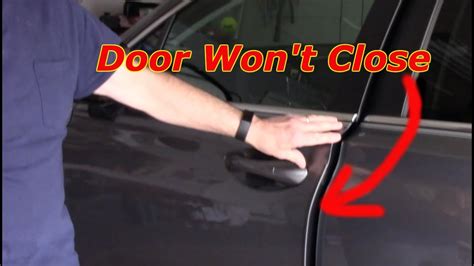Wipe away any collected grime or dust with a damp rag. How To Fix A Car Door That Won't Close Or Latch - YouTube