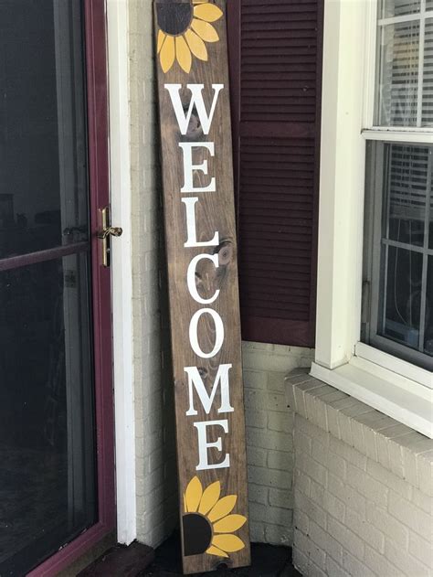 Welcome Wooden Welcome Signs Craft Night Cricut Crafts