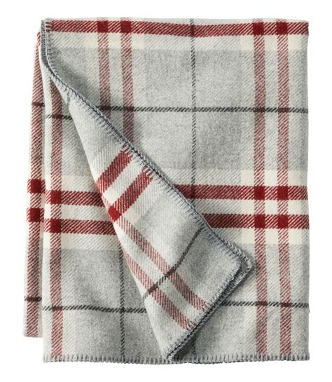 Washable Wool Blanket Plaid At Ll Bean