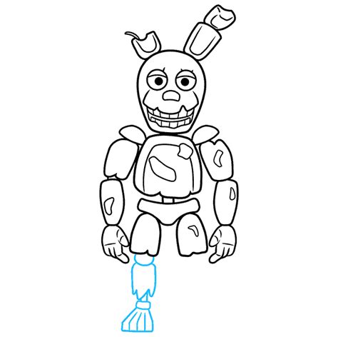 How To Draw Springtrap From Five Nights At Freddys Really Easy