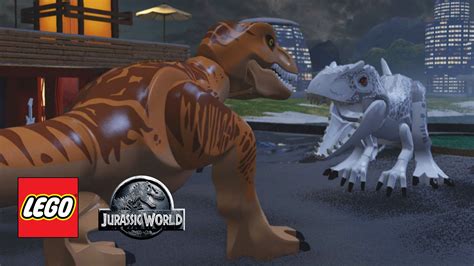 LEGO Jurassic World T Rex Vs Indominus Rex