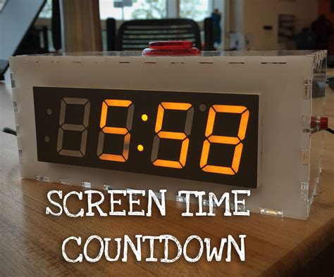Screen Time Countdown Timer : 6 Steps (with Pictures) - Instructables