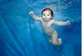 Baby Swim Underwater Video