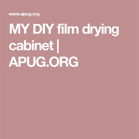 We did not find results for: MY DIY film drying cabinet | APUG.ORG | Hanging pictures ...