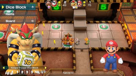 Super Mario Party Partner Party 1854 Gold Rush Mine Bowser And Mario Vs Goomba And Shy Guy Youtube