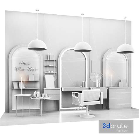 Beauty Salon 3d Model Buy Download 3dbrute