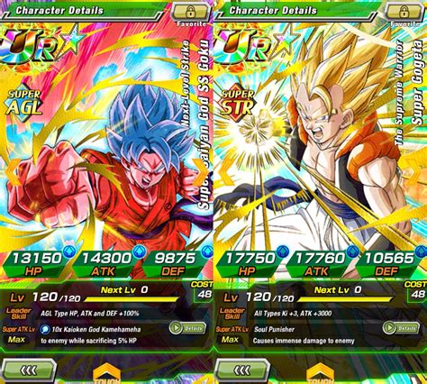 While this character is on the battlefield, the following effects are applied to self when enemy switches characters: I may not have gotten SSJ4 Gogeta, but I got 2 rainbow stars! : DBZDokkanBattle