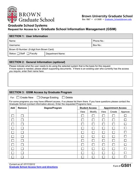 User Access Request Form Template Card Template