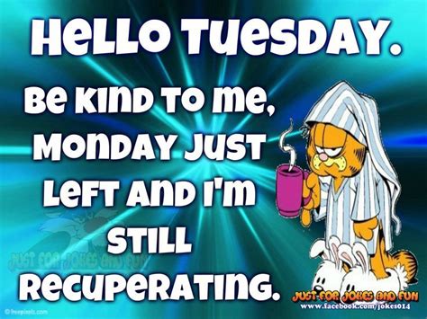 Jane dubois, good morning coffee buddy morning quotes tuesday is a good day to reflect on the types tuesday morning is a time to reflect upon the words you use will ferrell, the funny book funny quotes. 50+ Amazing Tuesday Morning Funny Quotes & Images ...
