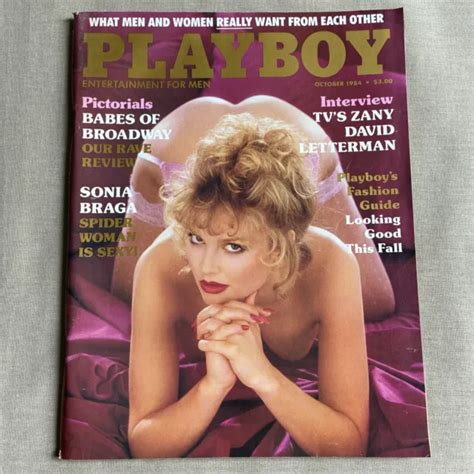 Vintage Playboy Magazine October W Poster Centerfold Debi Johnson Nude Picclick