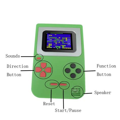 268 In 1 Retro Classic Childhood Tetris Portable Handheld Game Consoles