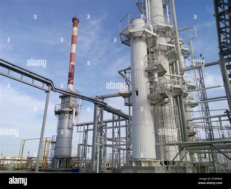 Distillation Columns And Heating Furnace The Equipment For Oil