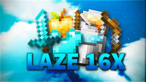 Minecraft Pvp Texture Pack Java And Mcpe Laze 16x Youtube