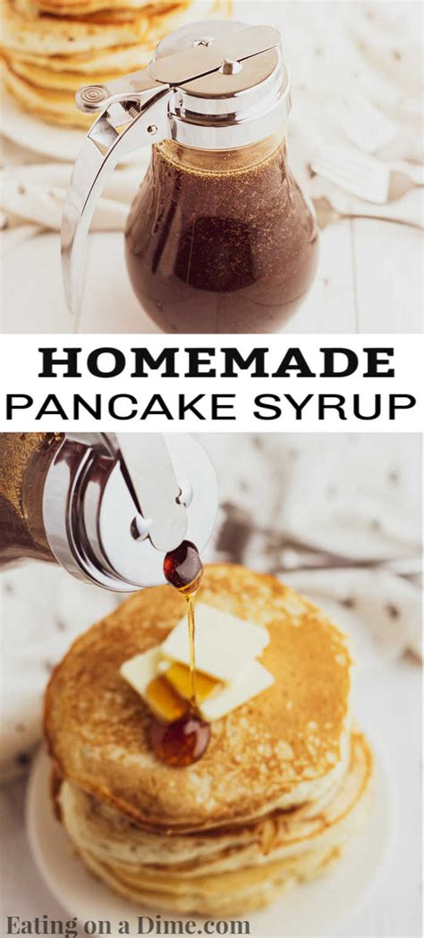 Homemade Pancake Syrup How To Make Homemade Pancake Syrup