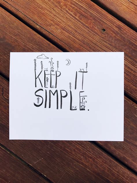 Keep It Simple 600 Novelty Sign Keep It Simple Decor