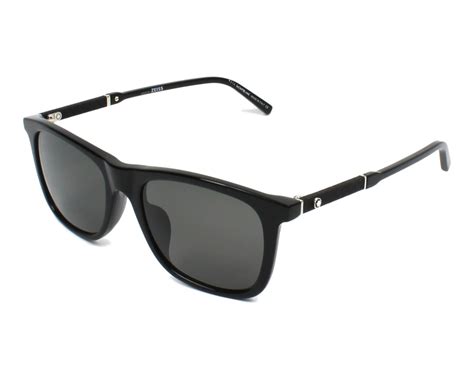 Mont Blanc Sunglasses Mb 606 S F 01d Black Visionet