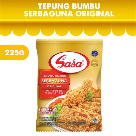 Lihat juga resep bakwan sayur tepung sajiku/sasa dan bumbu pecel enak lainnya. Jual SASA Original Tepung Bumbu Serbaguna 225 g Online Maret 2021 | Blibli