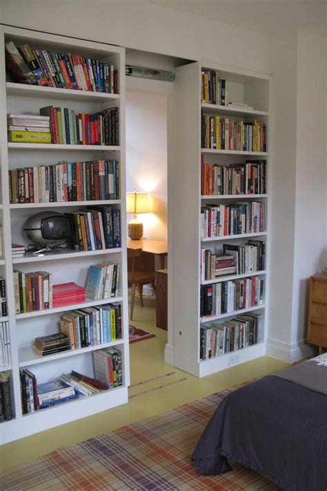 Bookshelf Room Divider Hidden Door Bookcase Wall Bookshelves Room
