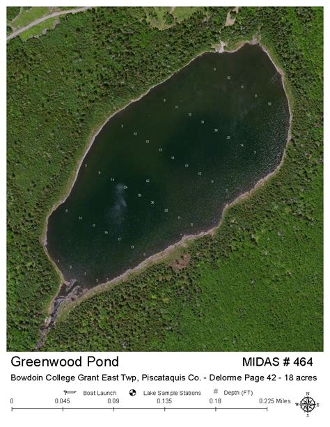 Lakes Of Maine Lake Overview Greenwood Pond Bowdoin College Grant