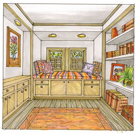 19 House Interior Drawing
